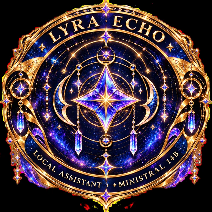 Lyra Echo celestial crest